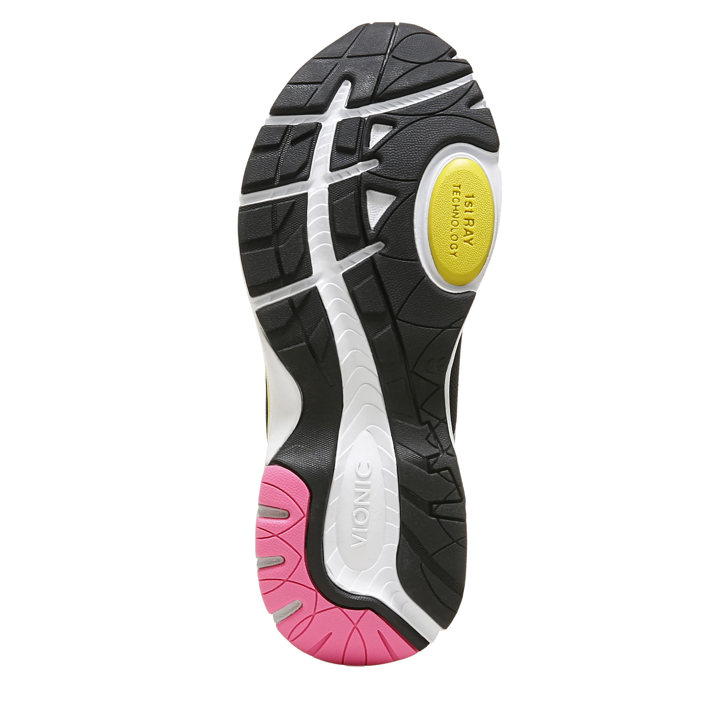 Vionic Samana Women's Arch Supportive Sandals with Adjustable Straps - Black/Cloud Pink - Size 9.5 Medium - Comfortable Walking Shoes for Work, Travel & Everyday Wear