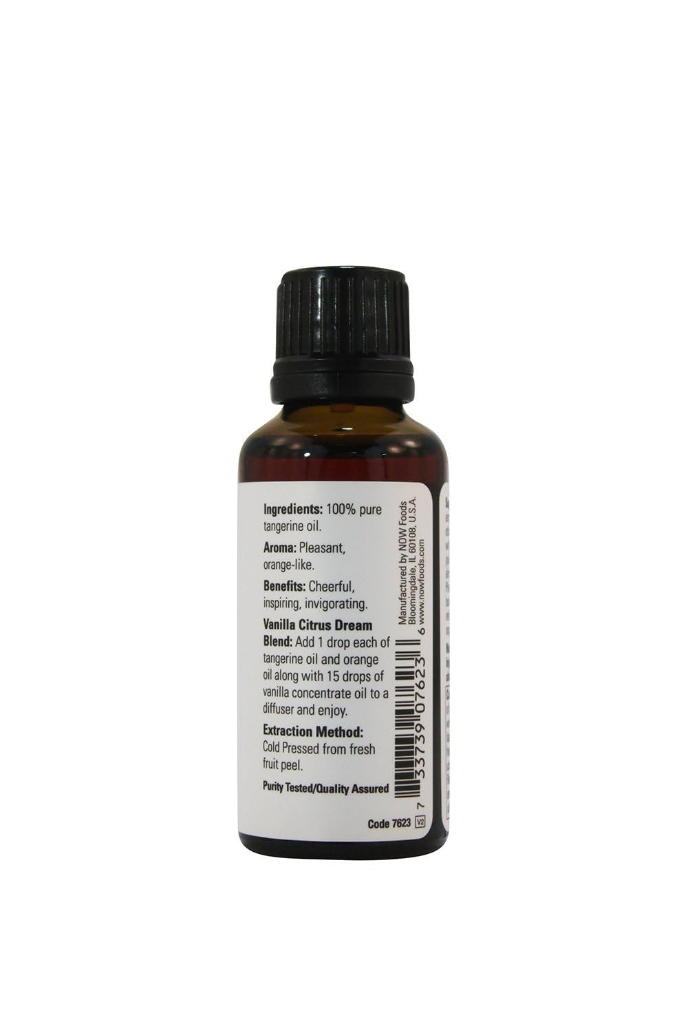 Now Foods 100% Pure Tangerine Essential Oil - 1 oz Bottle (Pack of 4) for Aromatherapy, Diffusers & DIY Skincare Recipes