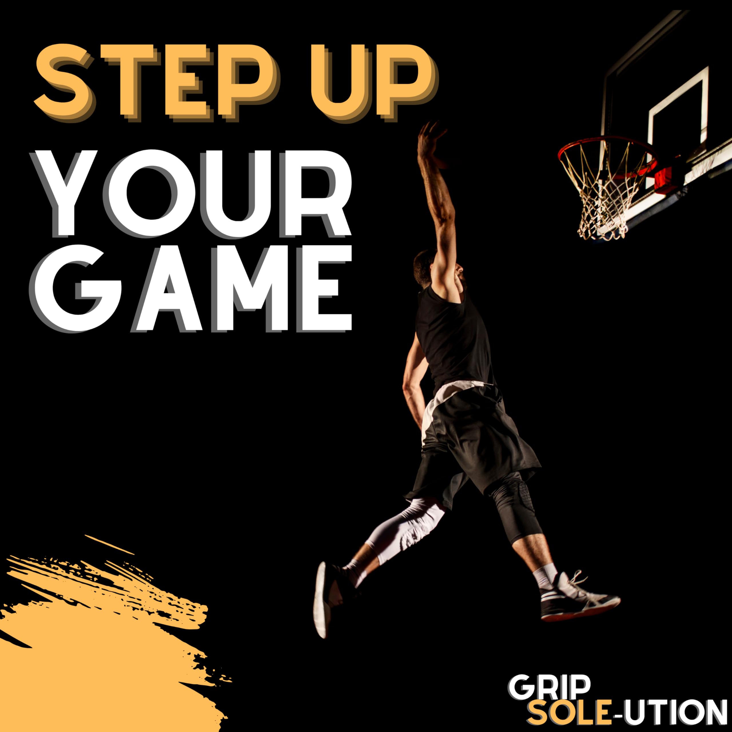 Basketball Shoe Sole Grip Spray 4 oz - Enhance Traction, Protect & Clean Rubber, Boost Performance, Black - Ideal for Indoor & Outdoor Courts