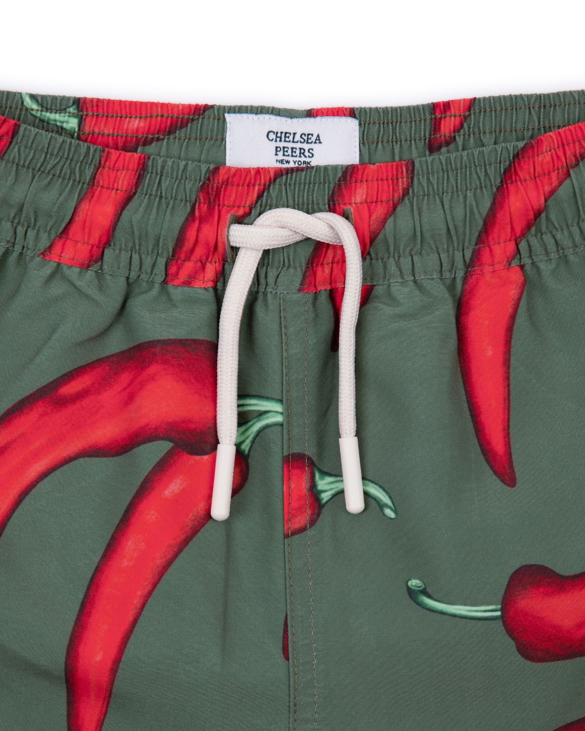 Boys Girls Swim Shorts with Chili Pepper Print - Quick Dry Comfortable Beach Swimwear for Kids Summer Pool Party