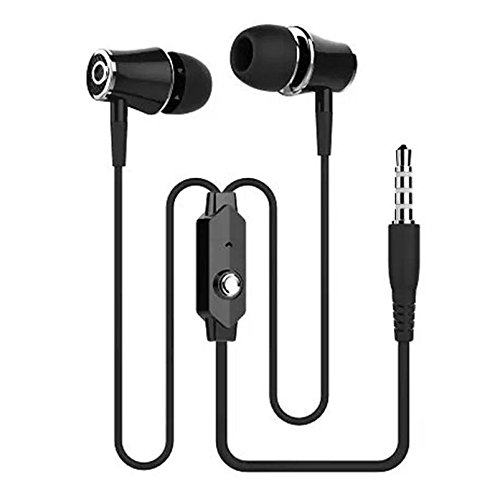 Premium Wired Earbuds with Microphone - Compatible with Kindle Fire, Galaxy S8+, Note 8, Fire HD 8/10, Voyage & Oasis - In-Ear Stereo Headphones for Music, Calls & eReading - Perfect for Commuting, Workouts & Home Entertainment