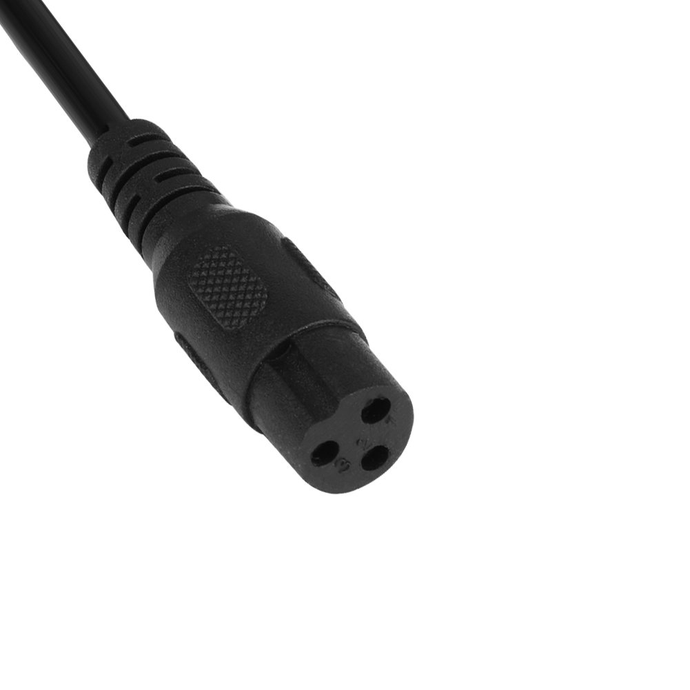 36V Lead Acid Scooter Fast Battery Charger for Electric Bikes - 3 x 12V Battery Charger with 3 Pin Male Connector - Black Power Adapter (US Plug) - Perfect for E-Bikes, Mobility Scooters & Power Wheelchairs