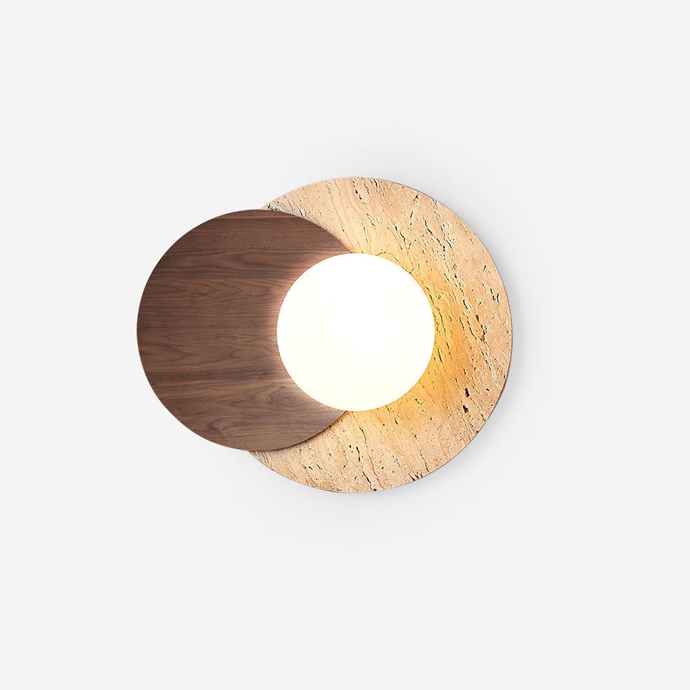 Lunar Eclipse Plug-in Wall Lamp - Moon Phase Night Light for Bedroom, Nursery, Living Room - Energy Efficient LED Wall Sconce for Home Decor & Ambient Lighting