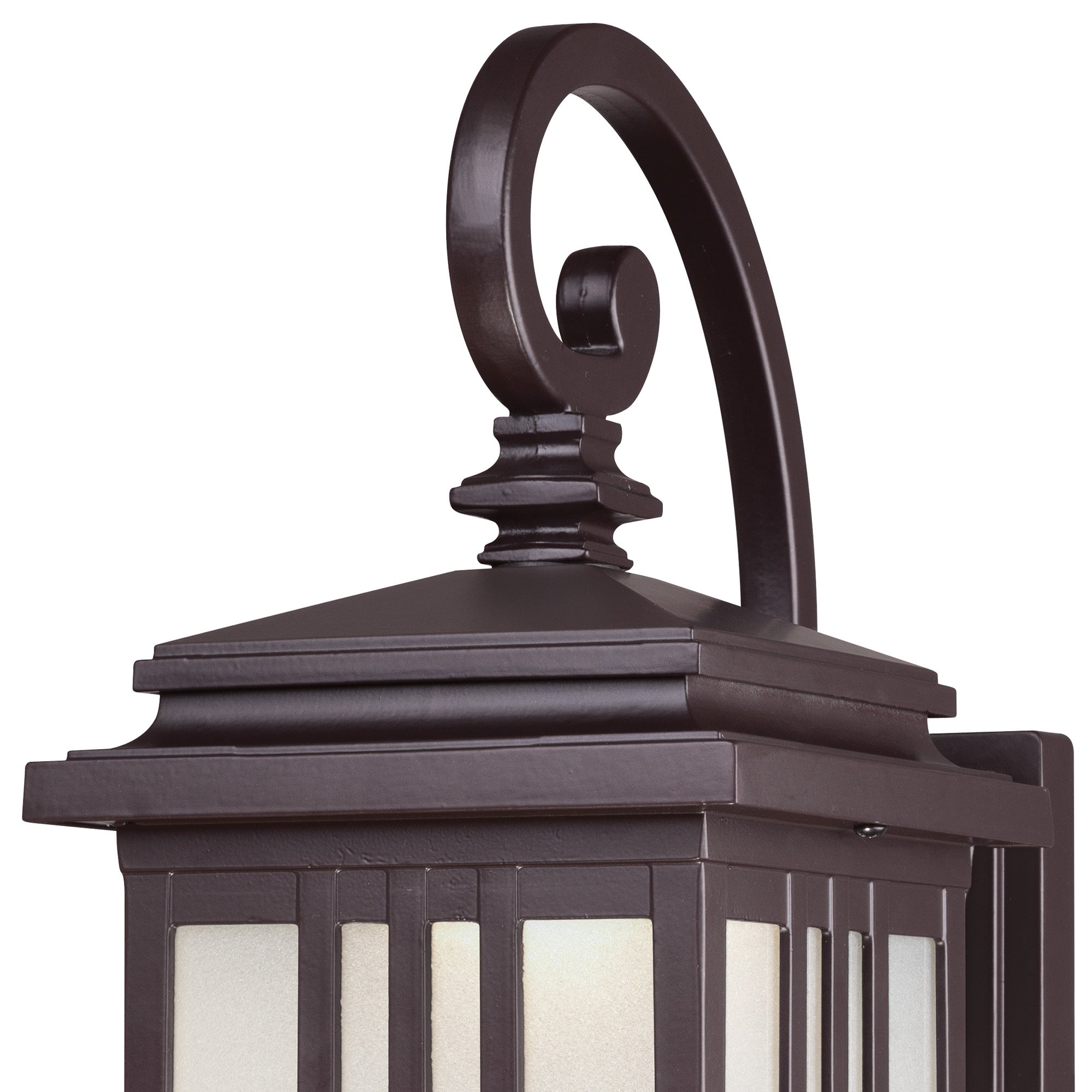 Westinghouse 6400200 Traditional One-Light LED Outdoor Wall Light Sconce - Oil Rubbed Bronze Finish with Frosted Glass - Perfect for Porch, Patio, Garden & Exterior Home Lighting