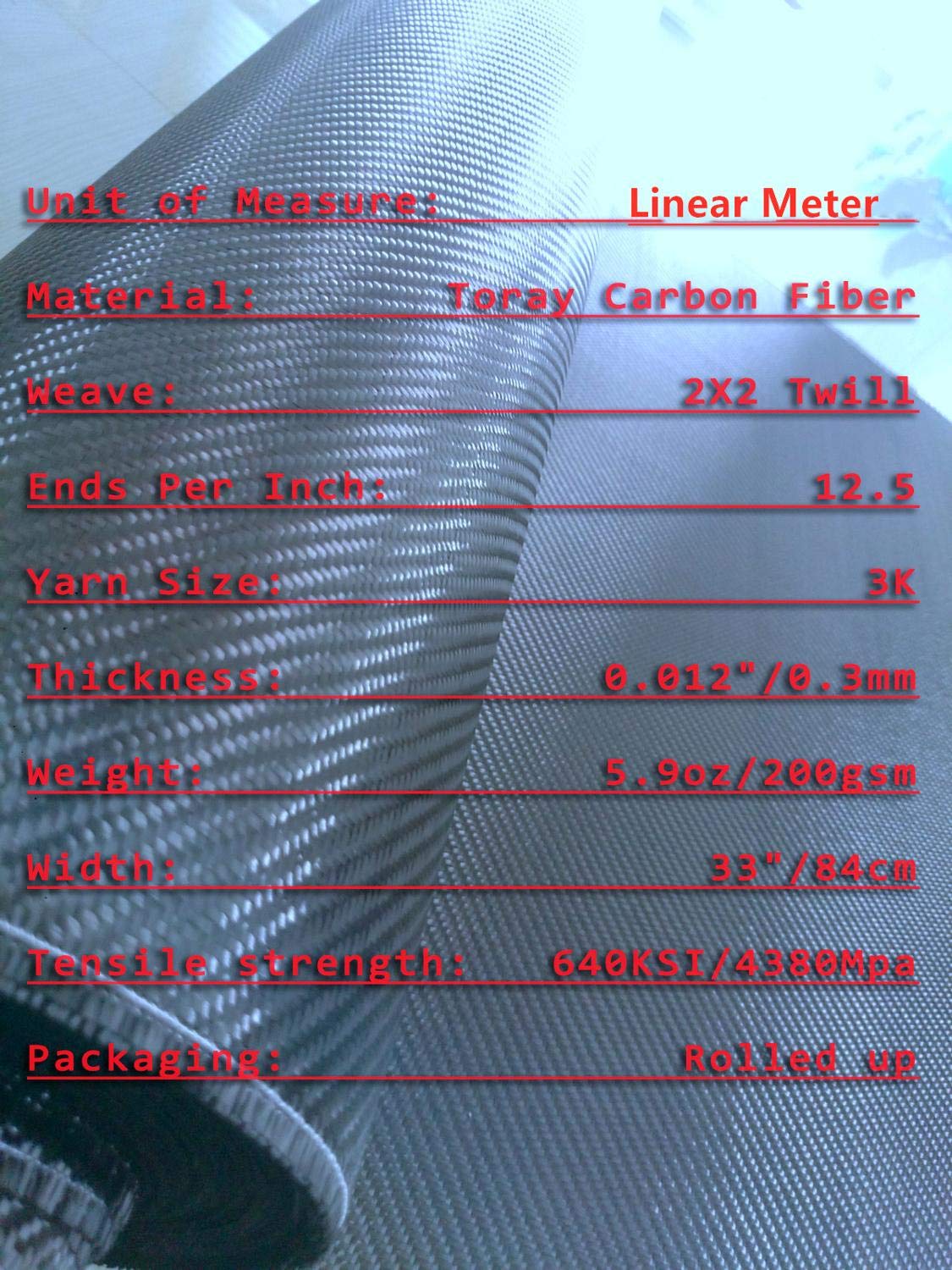 Premium 3K 240gsm 2x2 Twill Real Carbon Fiber Fabric - 50cm/80cm Width with Honeycomb Hybrid Carbon Kevlar Weave (Honeycomb Pattern, 80cm Width, 3m Length) - Ideal for Automotive Parts, DIY Projects, Aerospace Applications & High-Performance Equipment Reinforcement
