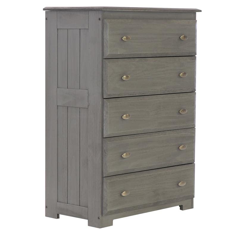 Gray 5-Drawer Storage Chest for Home & Office - Organize Clothes, Files & Supplies | Perfect for Bedroom, Living Room & Office Organization
