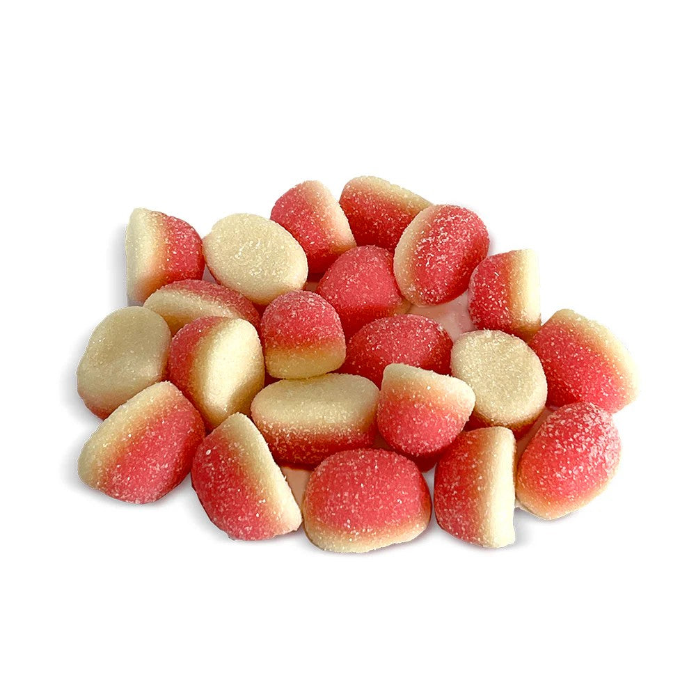 Ferrara Trolli Strawberry Puff Candy - 4.25oz Bags (Pack of 12) | Sour Gummy Bears for Parties, Snacks & Office Treats