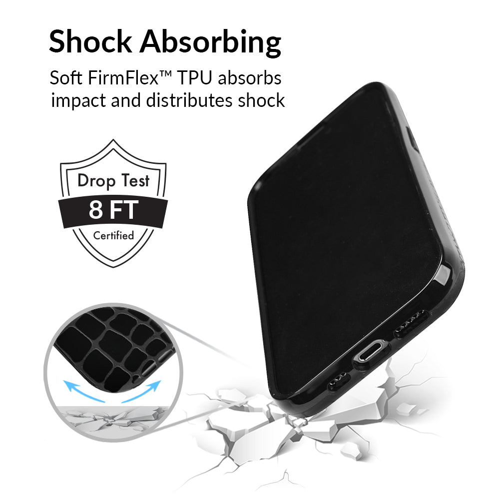 Durable Black Crocodile Pattern iPhone Case - Shockproof & Slim Design for iPhone 13/14/15 Pro Max - Perfect for Daily Use, Travel & Outdoor Activities