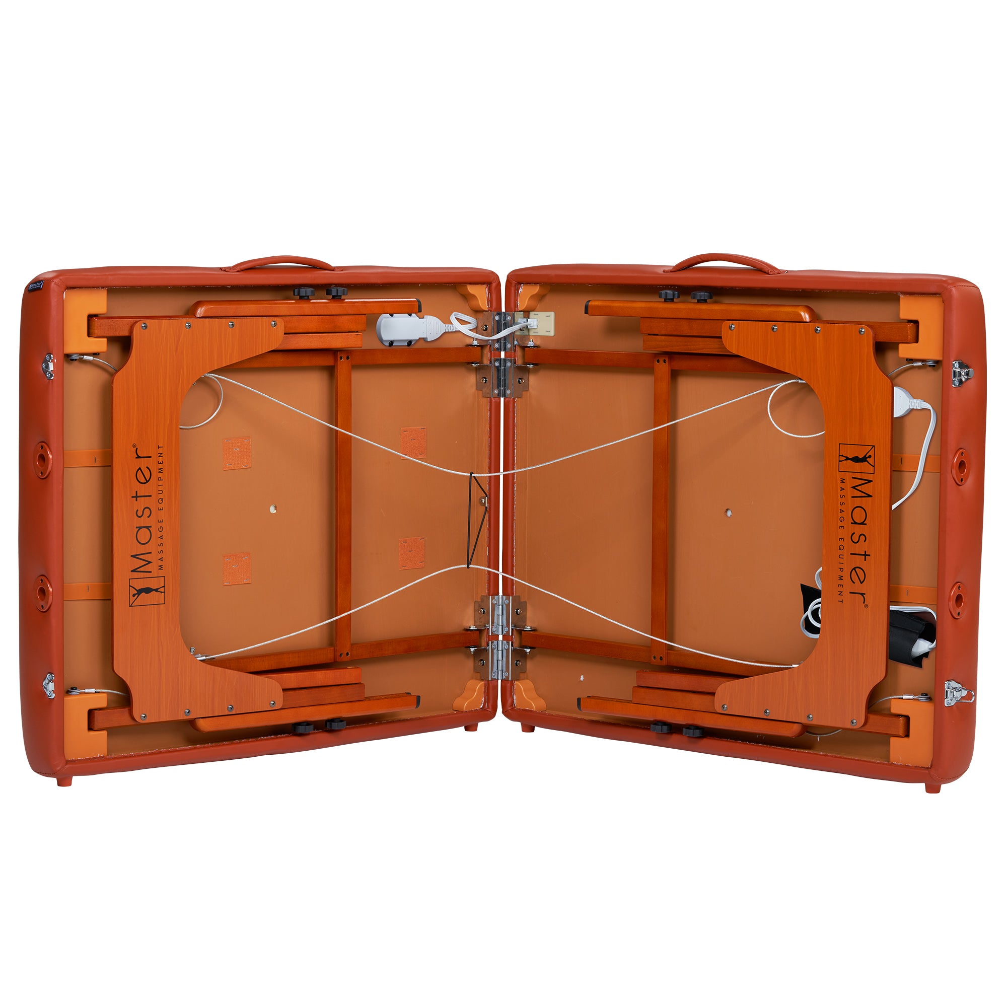 Portable Massage Table with Adjustable Heating System - ThermaTop Shiatsu Massager & Reiki Panels - Foldable Professional Massage Bed for Home, Spa & Therapy (Mountain Red) - Perfect for Relaxation, Pain Relief & Holistic Healing