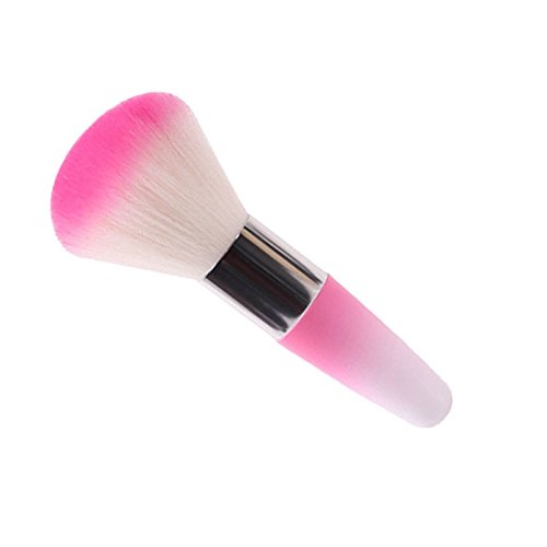 Simayixx Professional Nail Art Dust Brush Set - Acrylic & Gel Nail Powder Cleaner, Polish Remover Brush for Manicure, Makeup Tools (Pink) | Perfect for Salon, Home Nail Care & Professional Makeup Application