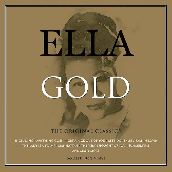 Ella Fitzgerald - Ella Gold Double Vinyl LP Record | Jazz Music Collector's Edition | Perfect for Audiophiles & Vintage Music Lovers