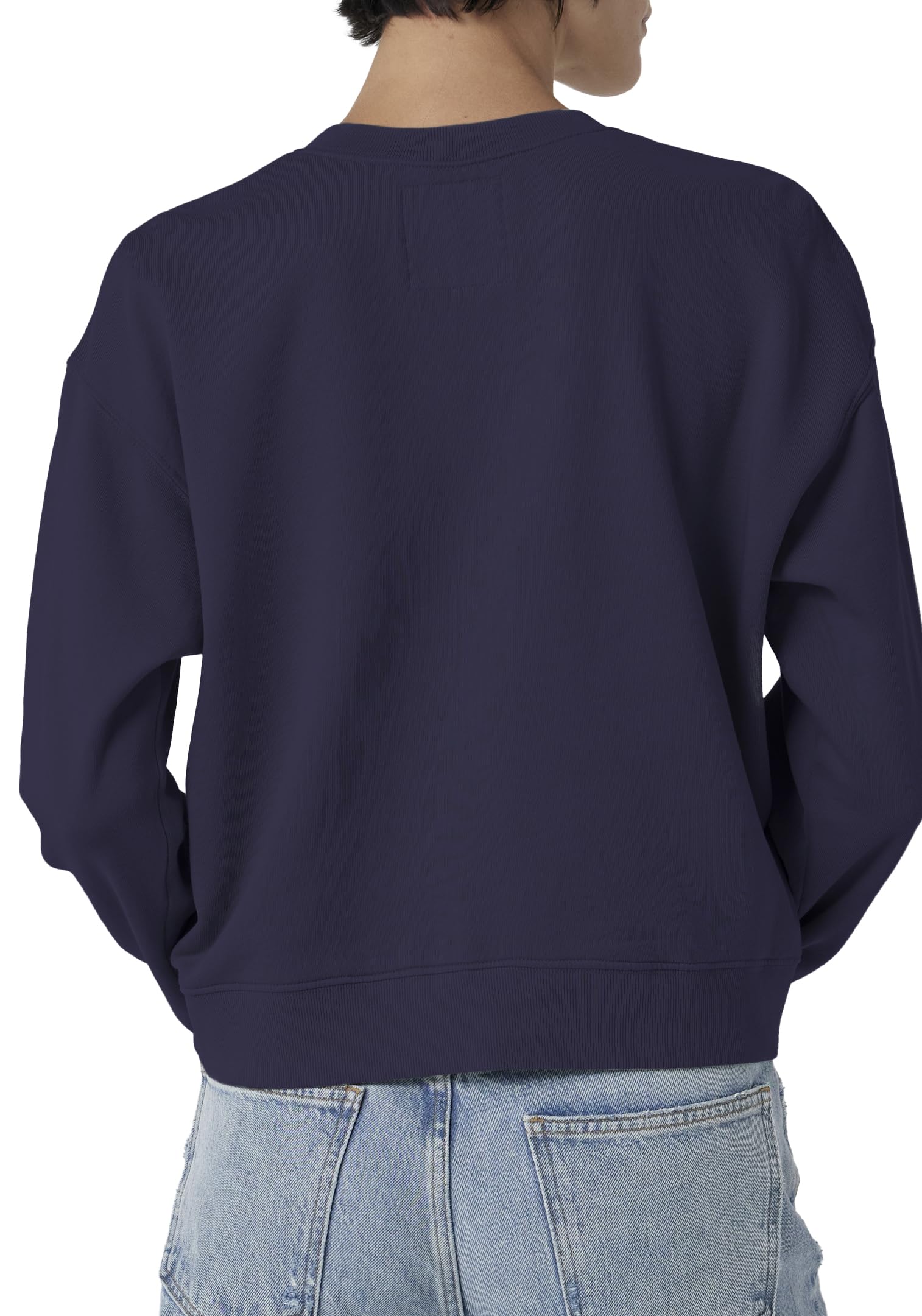 VELVET BY GRAHAM & SPENCER Women's Ynez Organic Fleece Sweatshirt - Soft & Cozy Pullover for Casual Wear, Lounge & Fall Outfits