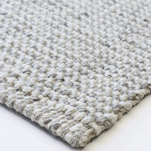 Baya Kansas Floor Rug - Oyster/Natural - 160cm x 230cm (5.2' x 7.5') - Soft Bohemian Area Rug for Living Room, Bedroom & Home Decor