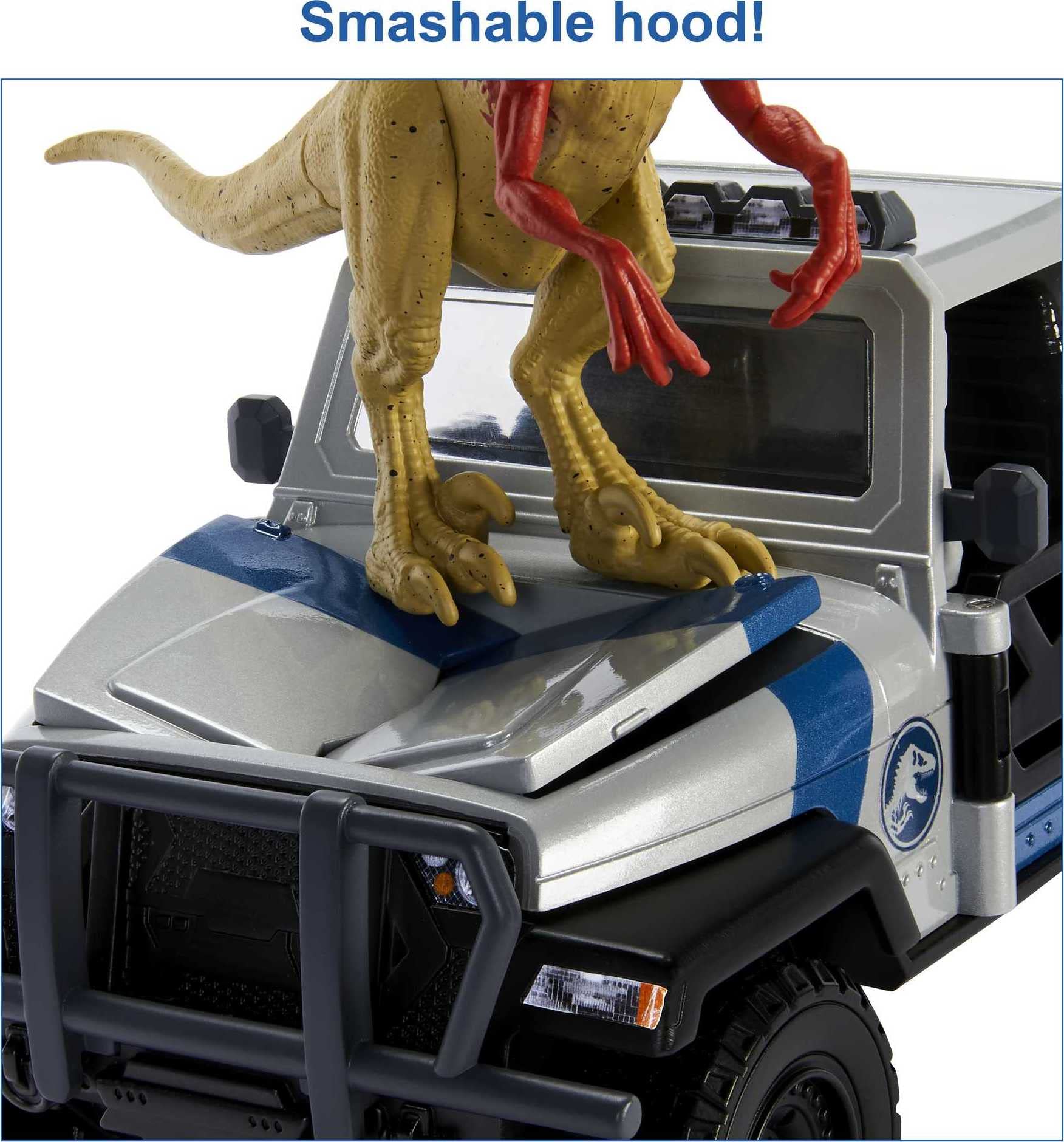 Jurassic World Search 'n Smash Truck Toy Set - Dinosaur Action Playset with Sound Effects & Smash Feature for Kids Ages 4+ | Perfect for Pretend Play, Birthday Gifts & Jurassic World Collections