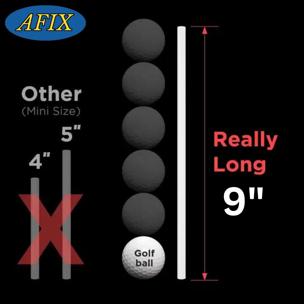 AFIX 9-Inch Multipurpose Hot Melt Glue Sticks (11mm, 20-Pack) – No Stringing Adhesive for Arts, Crafts, Garment, Electronics Repair & Home DIY Projects – Perfect for Woodworking, Scrapbooking, Fabric Bonding & Quick Household Repairs