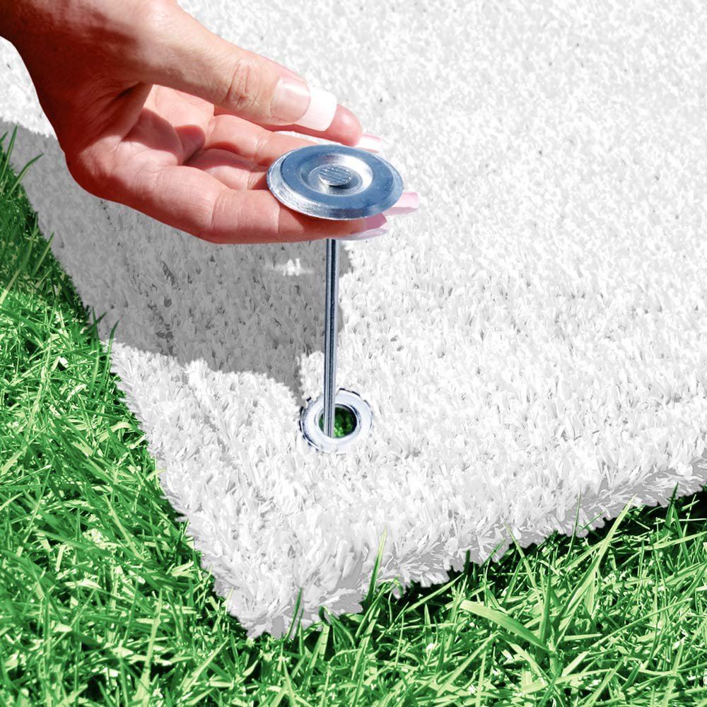 Premium White Outdoor Turf Wedding Aisle Runner - 4ft x 20ft - Durable Artificial Grass for Garden Weddings, Ceremonies & Events