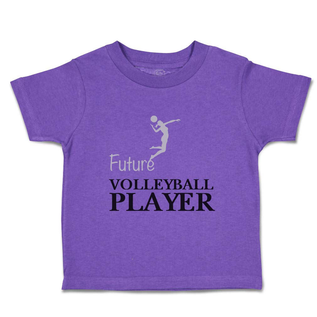 Future Volleyball Player Toddler T-Shirt - Cute Sports Clothes for Kids - Perfect for Volleyball Practice, Games & Playdates