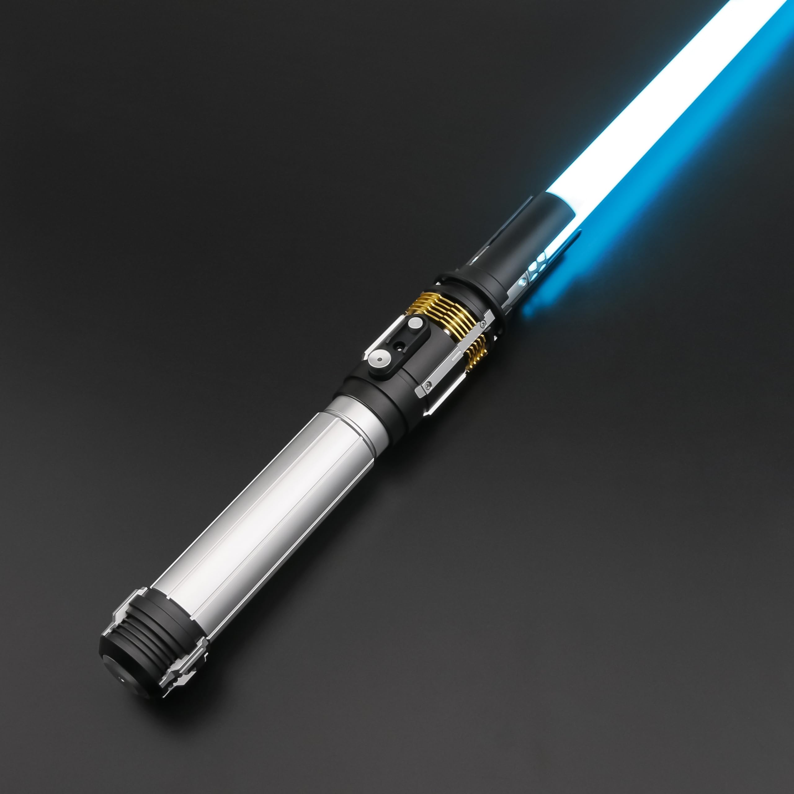 Profile V2.2 Light Saber for Adults & Kids - Heavy Dueling Lightsaber with 25 Smooth Swing Sound Fonts & 25 Color-Changing LED Effects | 82cm Pixel Blade with Double-Sided LED Strip (Latha) | Perfect for Cosplay, Star Wars Fans & Combat Training