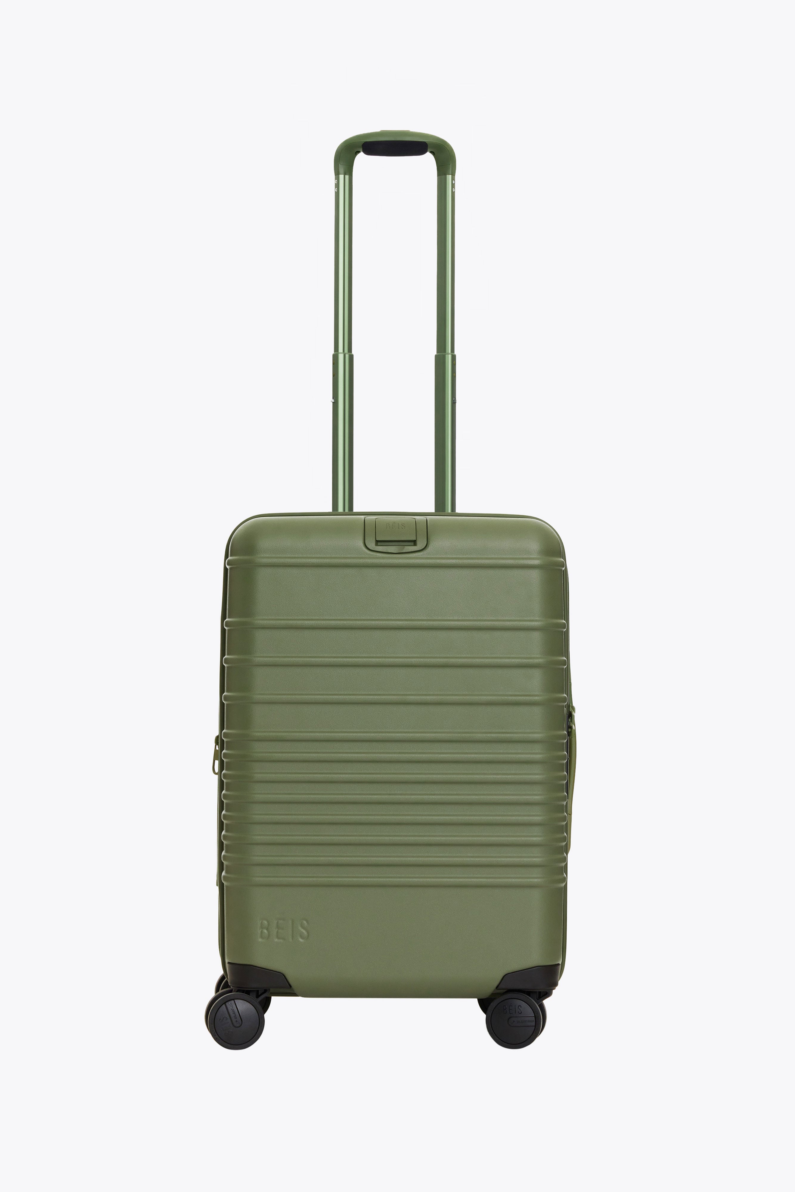 Olive Carry On Roller Luggage - Lightweight & Durable Suitcase for Air Travel, Business Trips & Weekend Getaways