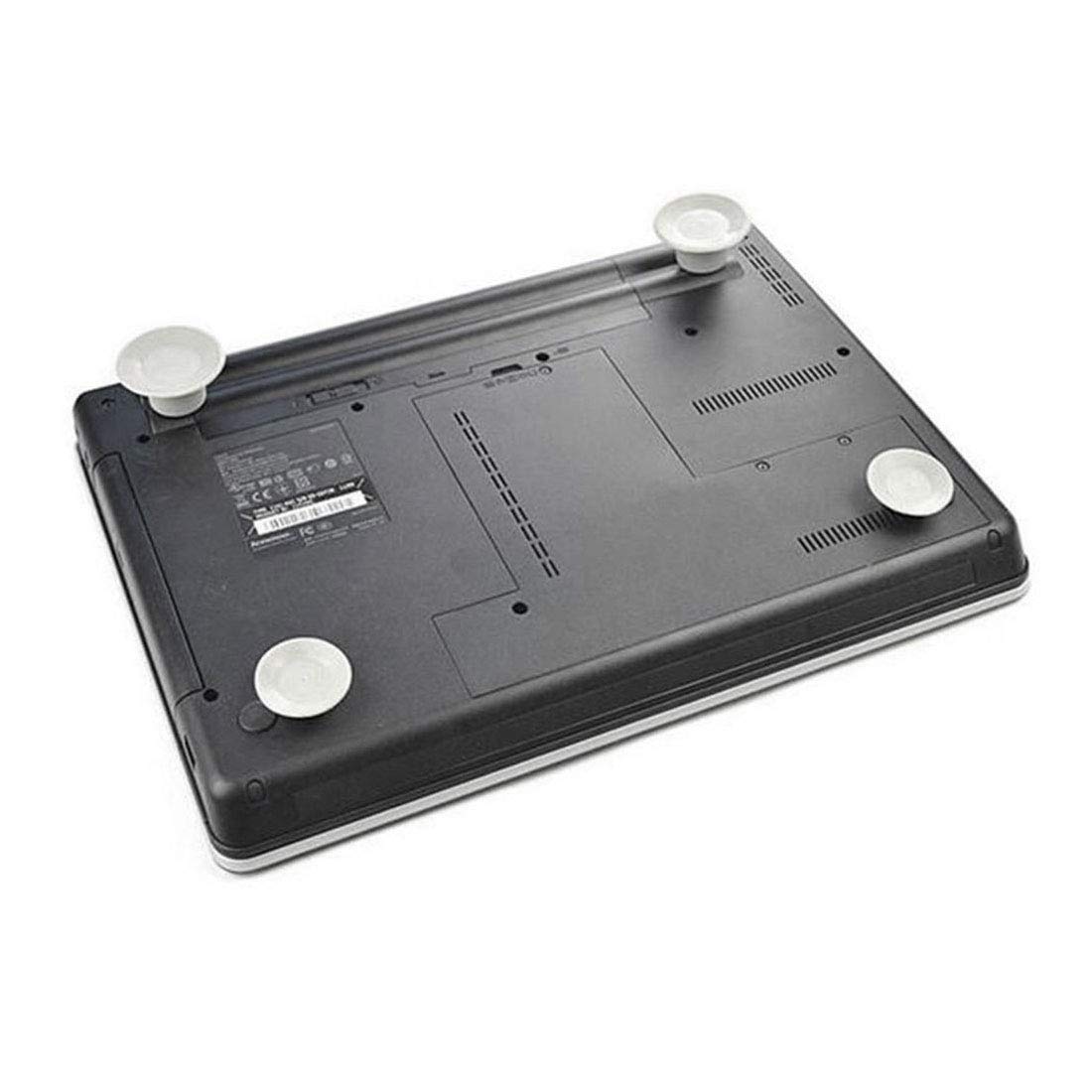 8 Pcs Laptop Cooling Pads - Anti-Slip Notebook Cooler Stand with 4 Large & 4 Small Pads for Better Airflow & Heat Dissipation - Perfect for Home, Office & Gaming Laptop Use