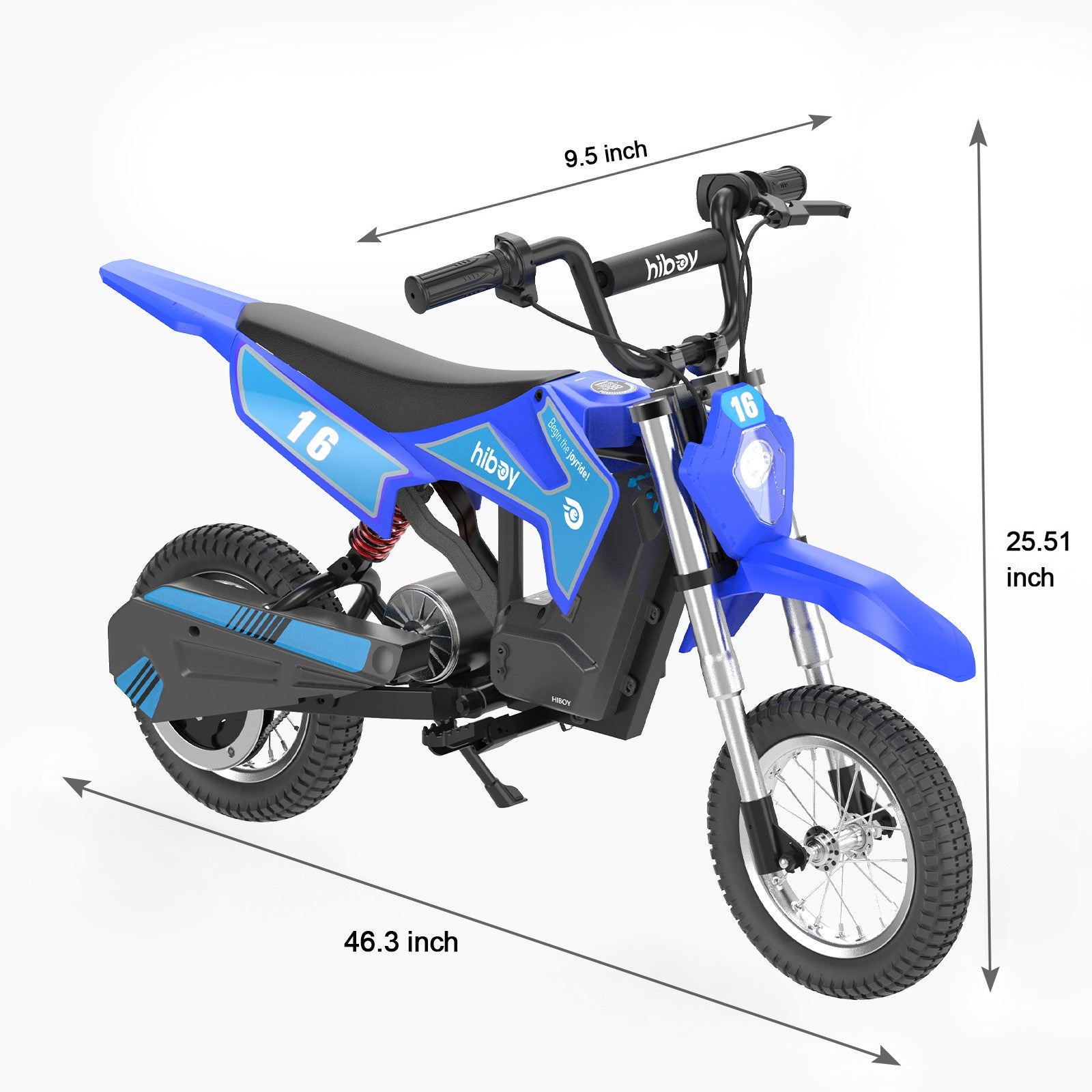 Hiboy DK1 Kids Electric Dirt Bike - 36V 250W Motor, 12