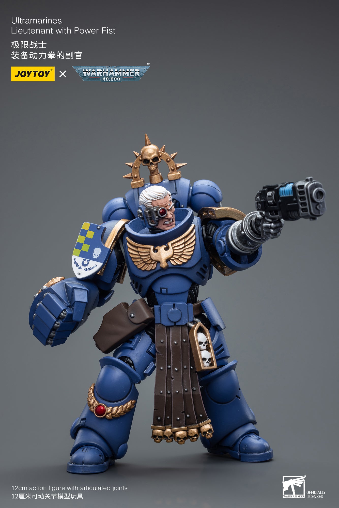 1/18 JOYTOY Warhammer 40K Action Figures - Ultramarines & Dark Angels Space Marines Collectible Model for Display, Gaming & Warhammer 40K Battle Scenes