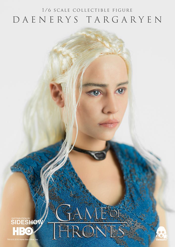 ThreeZero Game of Thrones Daenerys Targaryen 1/6 Scale Collectible Action Figure - Perfect for Display, GOT Fans & Fantasy Collectors