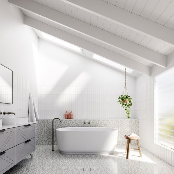 Bao Elegant 1500mm Freestanding Bathtub - Matte White Finish | Modern Luxury Bathroom Upgrade for Spa-Like Relaxation