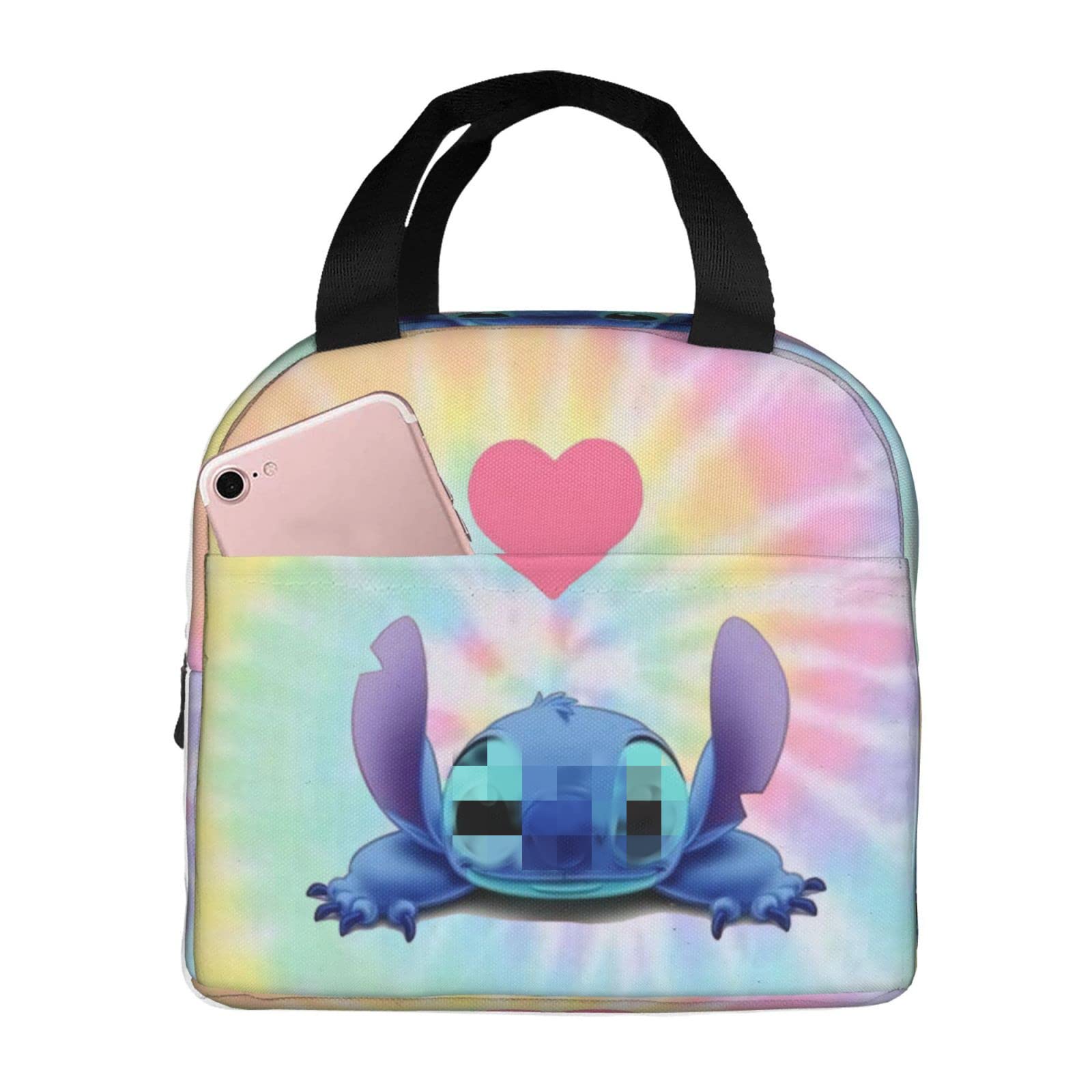 XIAIFUCF Insulated Reusable Lunch Bag - Cute Cartoon Tote for Meals, Picnic & Travel - Portable Lunch Box for Men, Women, Boys & Girls - Perfect for School, Office & Outdoor Activities