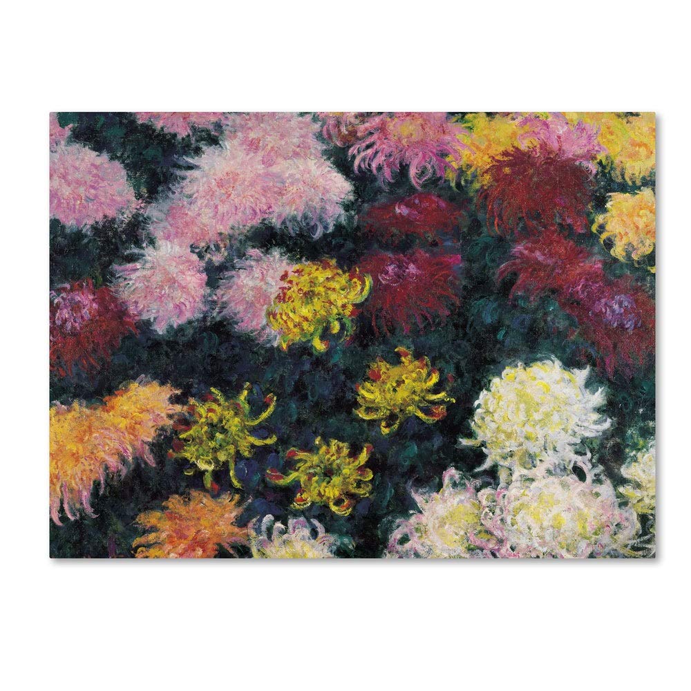 Claude Monet Wall Art Reproduction - Water Lily Pond & Japanese Bridge Canvas Painting - Framed Ready to Hang Home Decor for Living Room, Bedroom & Office