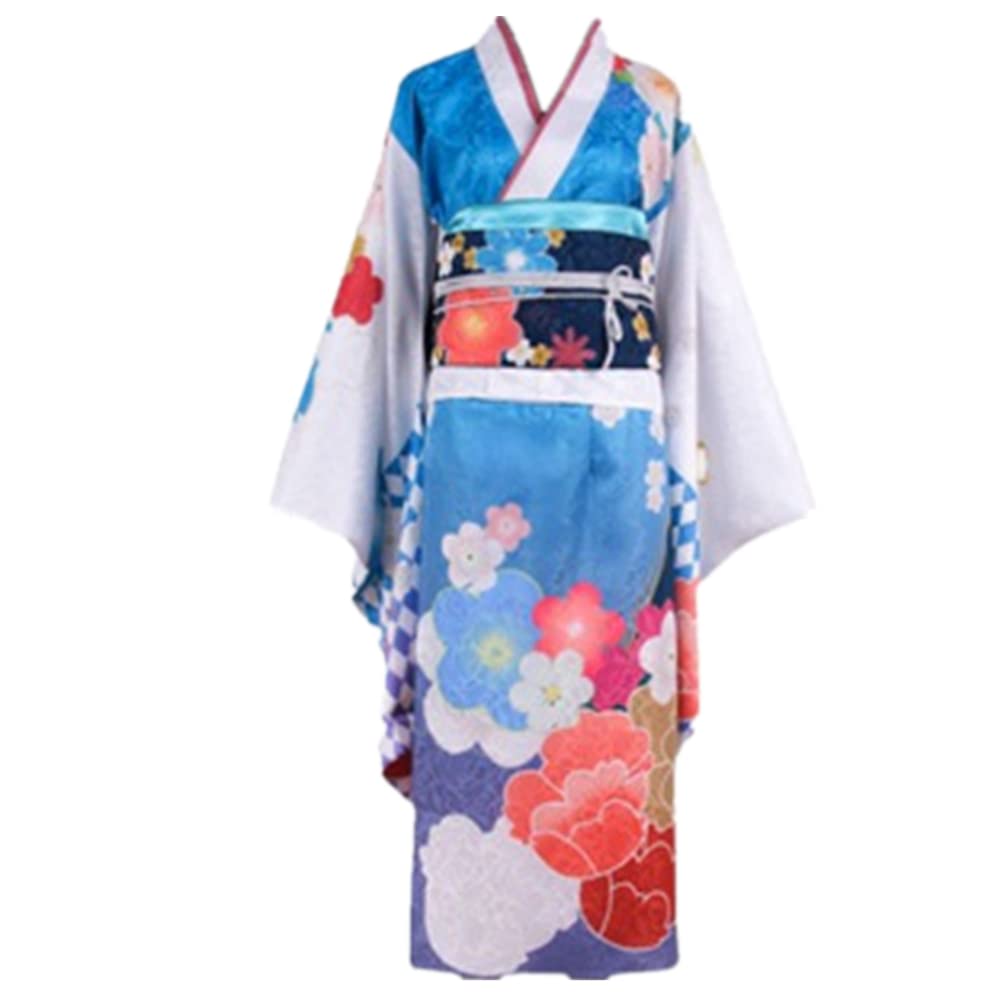 Nakano Miku Cosplay Kimono - The Quintessential Quintuplets Anime Costume with Wig | May Outfit & Halloween Cosplay Dress | Perfect for Conventions, Cosplay Events, and Themed Parties