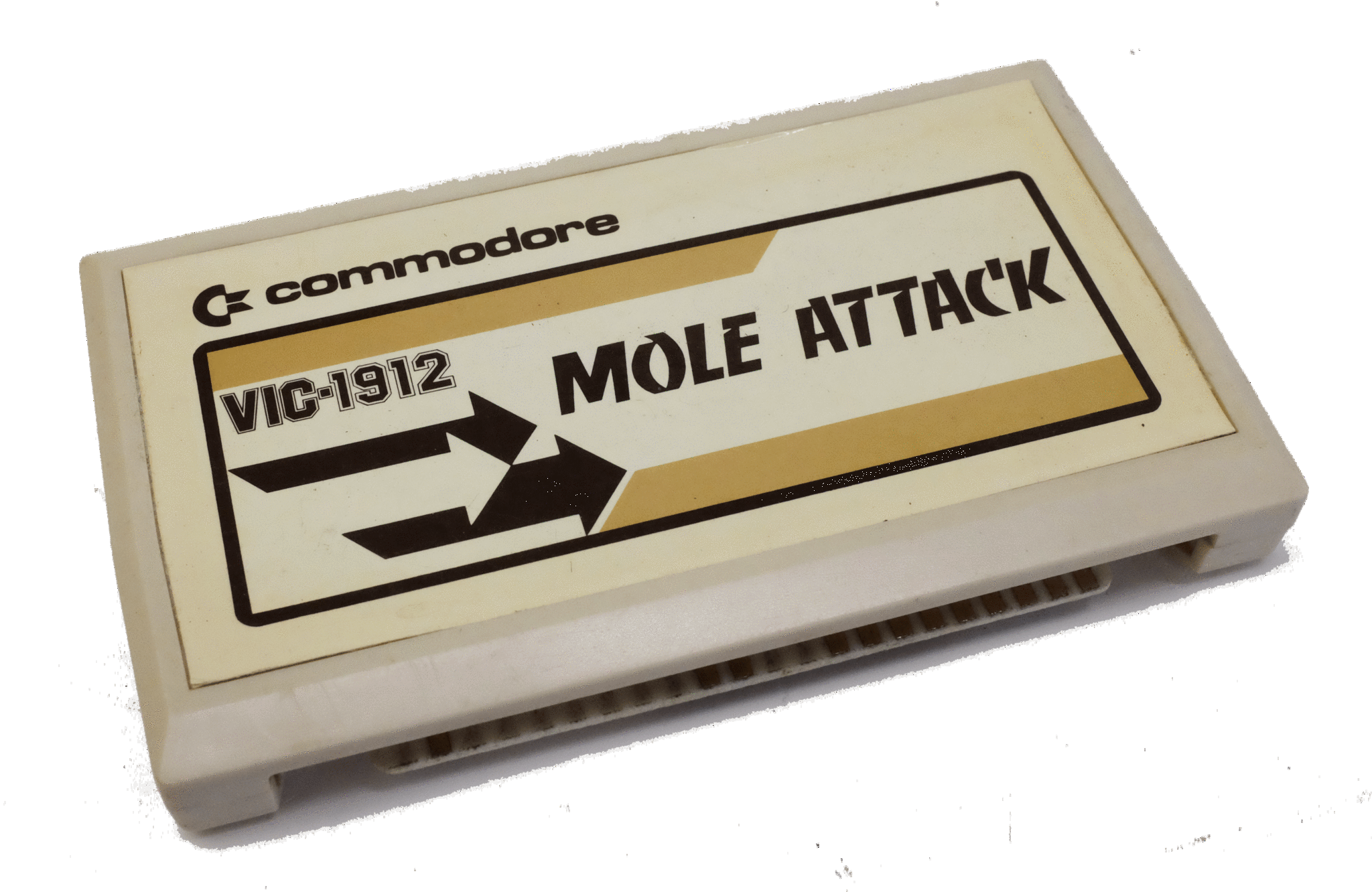 Commodore VIC-20 1912 Mole Attack Game Cartridge - Classic Retro Gaming for Vintage Computer Enthusiasts - Perfect for Collectors and Nostalgic Gaming Sessions