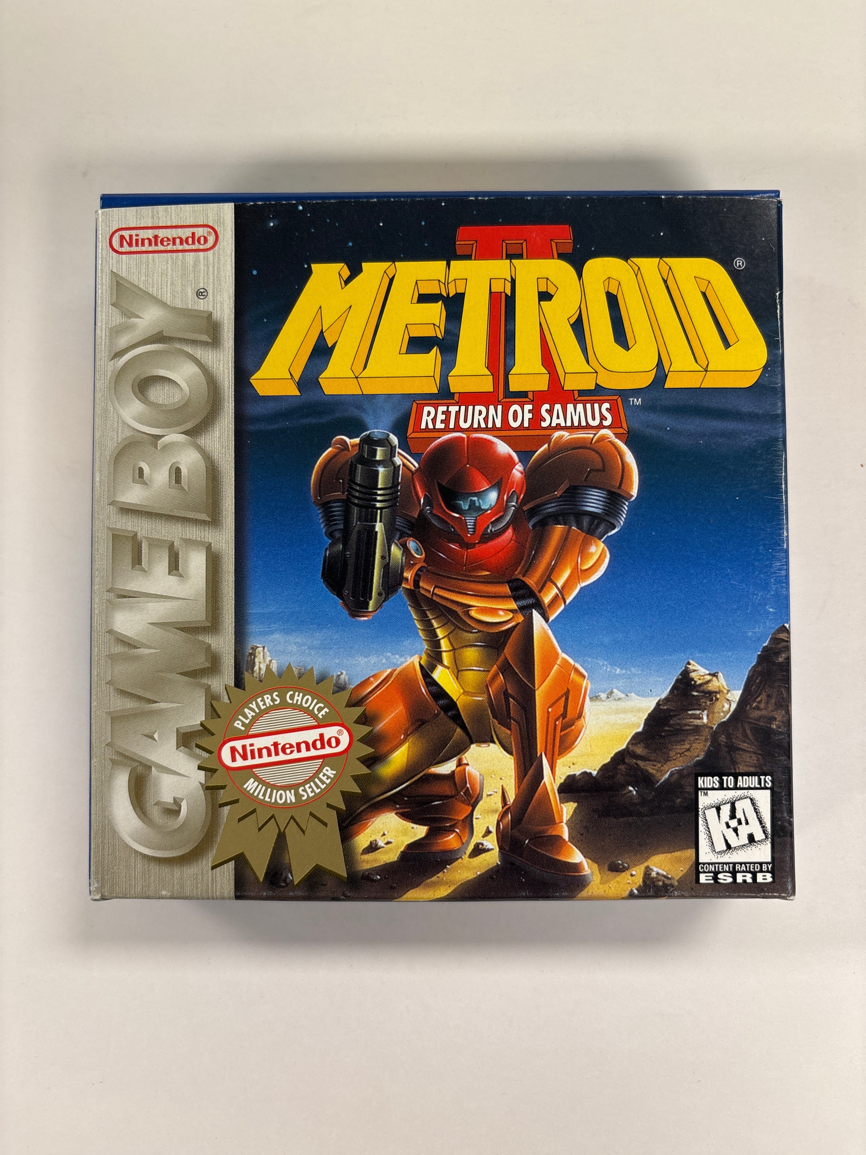 Metroid II: Return of Samus - Original Game Boy Box & Inserts Only (No Game or Manual) - Perfect for Retro Gaming Collectors & Display