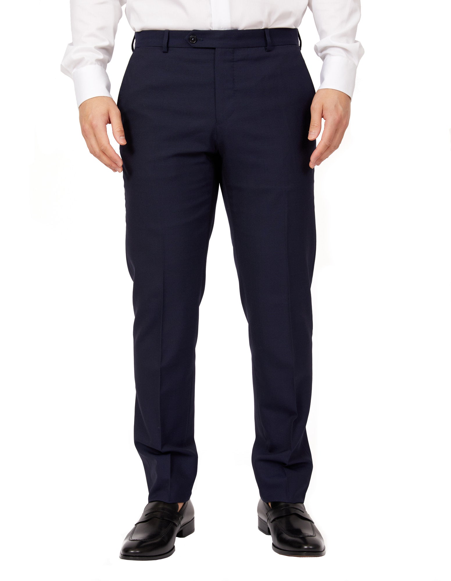 Premium HENRY SARTORIAL Blue Twill Wool Suit for Men - Business Formal Attire & Office Wear | Perfect for Weddings, Interviews, and Professional Events