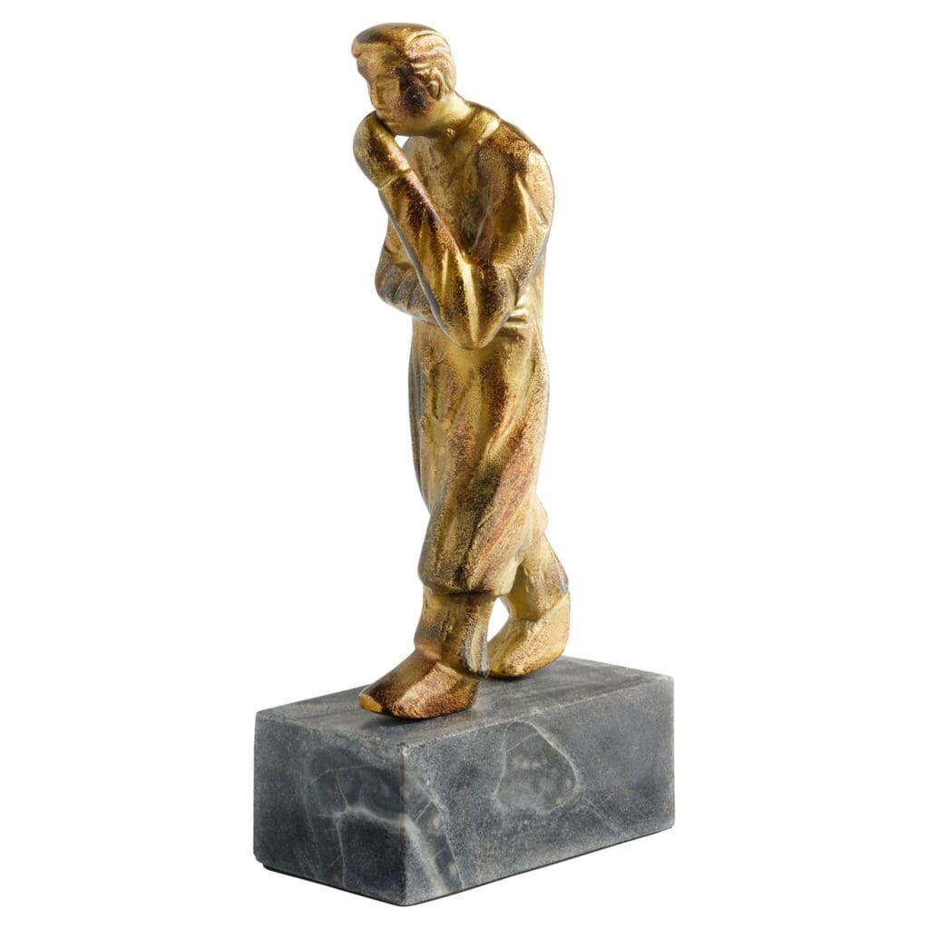 Epicurus Sculpture in Gold and Black - Elegant Home Decor for Living Room, Office & Garden | Cyan Design 11605