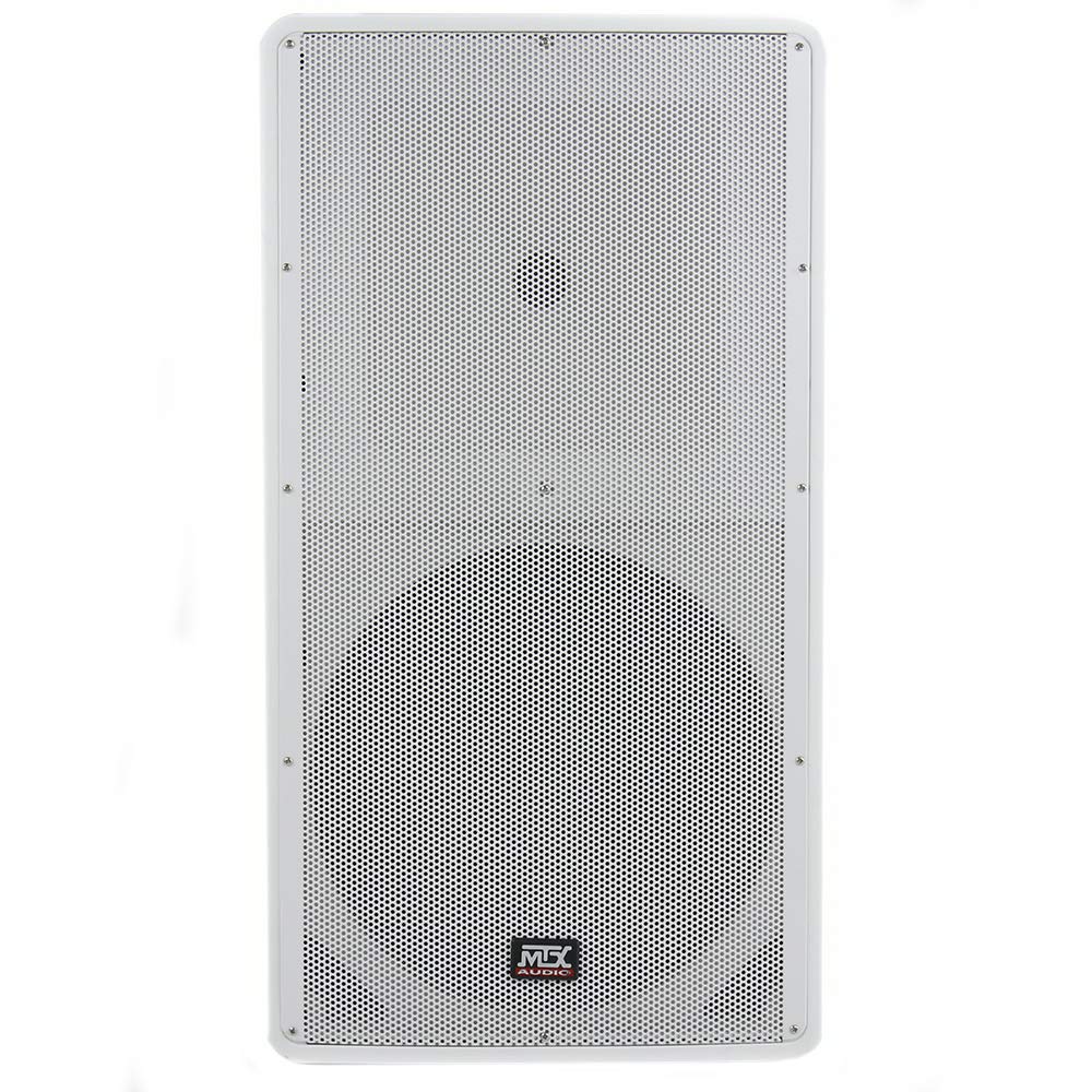 MTX AW82-W 150 Watt 2-Way White Speaker - High Power Audio System for Home Theater, DJ & Outdoor Events | Electronics
