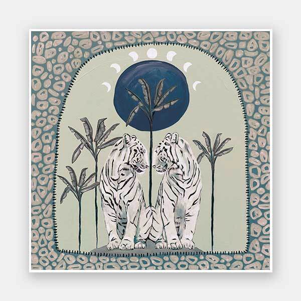 Days On End Green Unframed Art Print - Modern Botanical Wall Decor for Living Room, Bedroom & Office - Perfect for Home & Office Decor