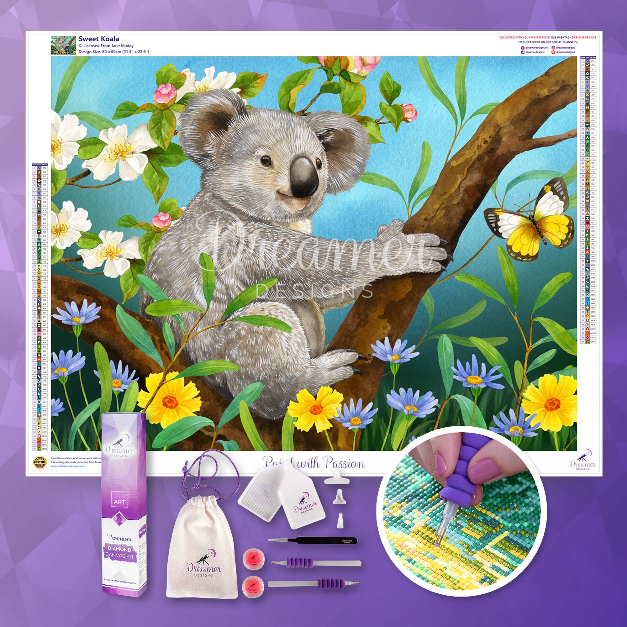 Sweet Koala Plush Toy - Adorable Stuffed Animal Gift for Kids & Adults - Perfect for Cuddling, Nursery Decor, and Birthday Presents