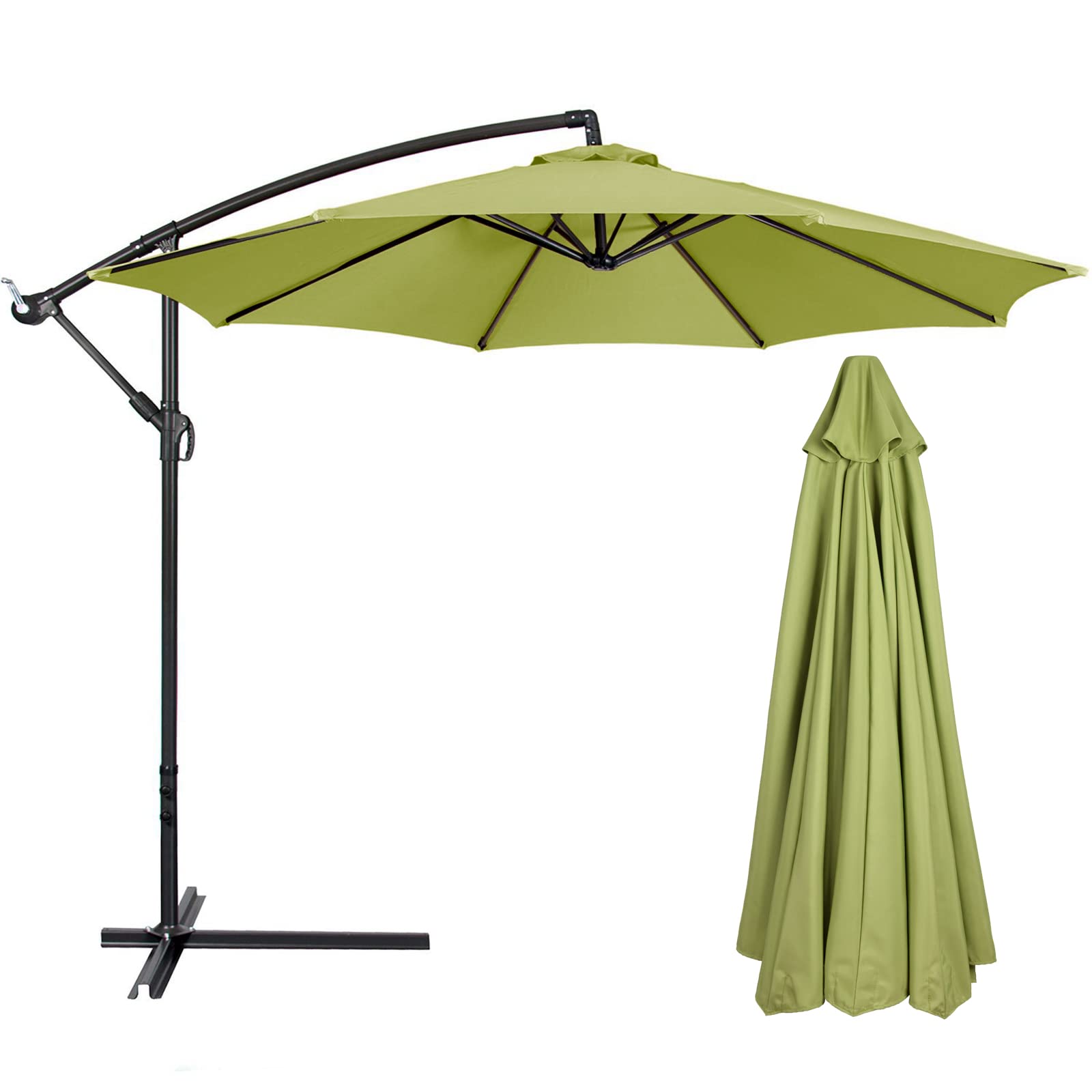 HANTURE 9.8Ft Universal Patio Umbrella Canopy - Outdoor Shade Cover for Garden, Beach & Market Tables