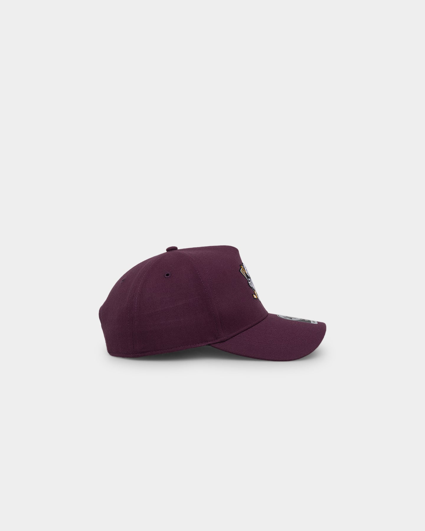47 Brand Anaheim Ducks MVP DT Snapback Hat - Adjustable Plum Purple Baseball Cap for Men & Women - Perfect for Hockey Games, Streetwear & Casual Outfits