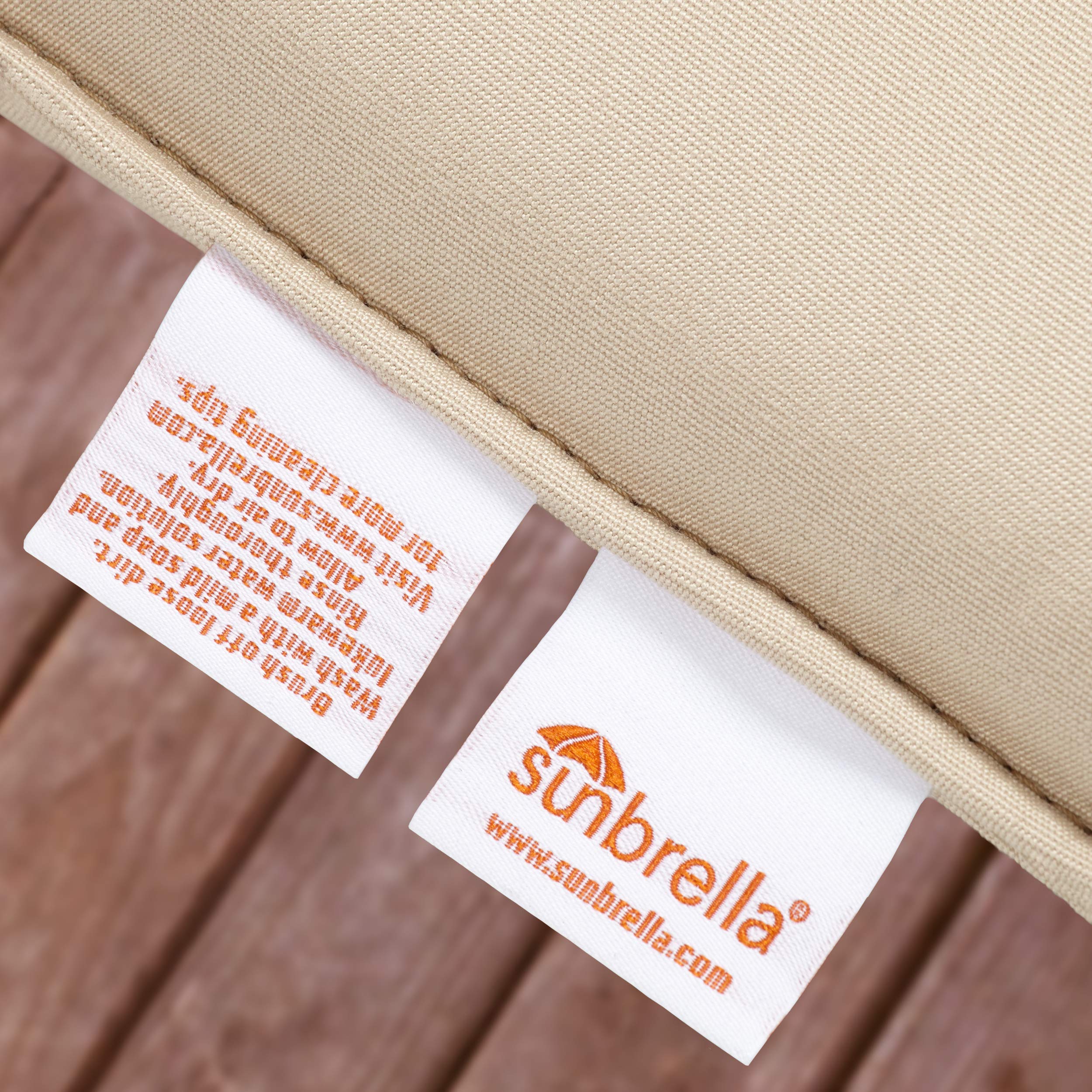 Sorra Home Sunbrella Bristol Bench Cushion - Waterproof Outdoor Patio Cushion, 1-Pack Canvas Capri Fabric - Perfect for Garden, Deck, Poolside & Porch Seating