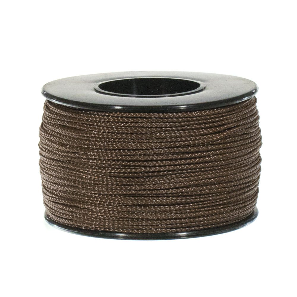 Braided Nano Cord 0.75mm x 300ft - 5 Pack Brown for Macrame & DIY Jewelry Making
