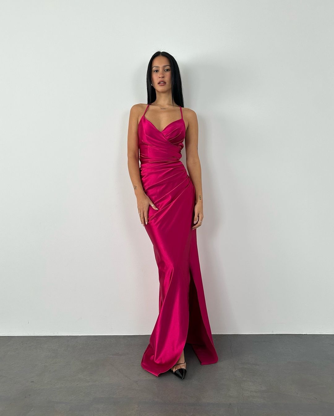 Elegant Hot Pink Sheath Long Prom Dress for Women - Formal Evening Gown J4124 | Perfect for Homecoming, Prom Night & Special Occasions