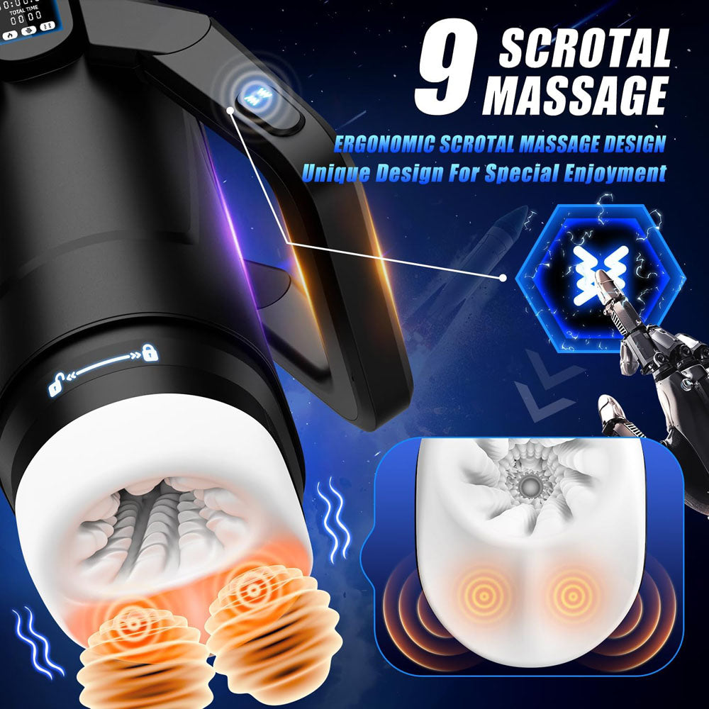 CyberSkin The Wing - Automatic Male Masturbator with Vibration & Stroking Technology - Perfect for Solo Pleasure & Discreet Adult Play