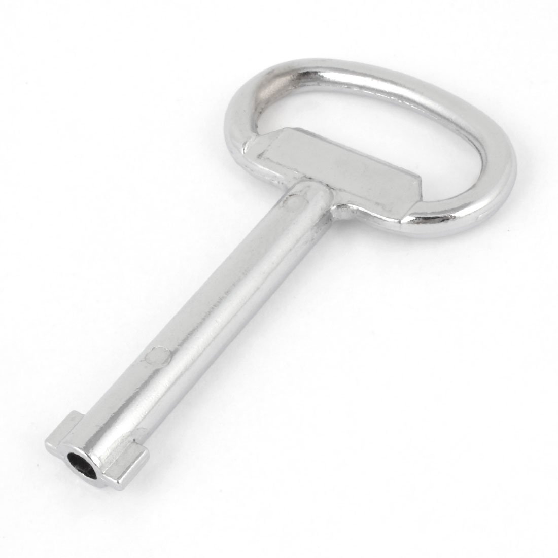 IIVVERR Universal Safety Lockout Key for Electrical Cabinets & Elevators - Portable Metal Tool with Silver Finish | Ideal for Industrial Maintenance, Machine Safety & OSHA Compliance