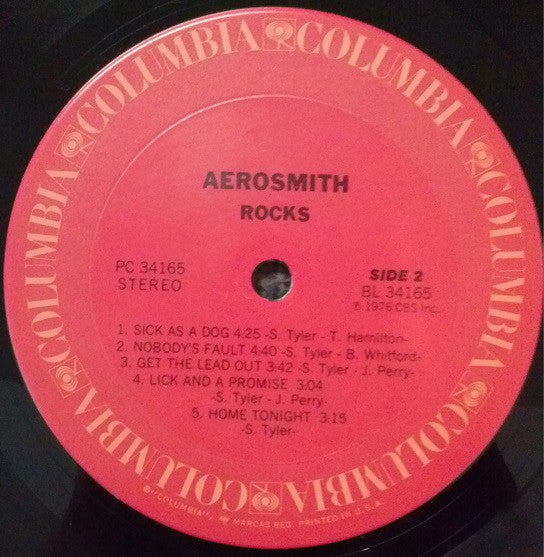 Aerosmith Rocks Vinyl LP Album (VG+ Condition) – Classic Rock Music for Collectors & Home Listening