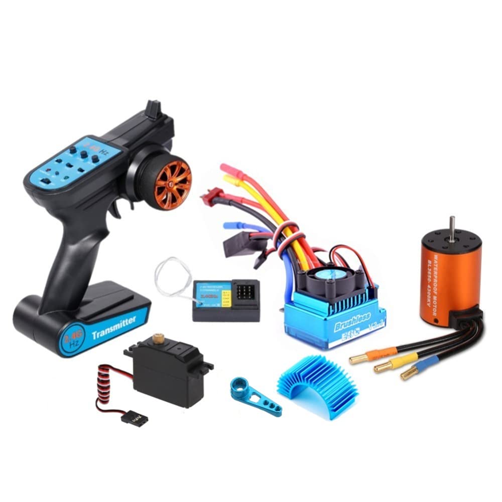LIZHOUMIL 120A Brushless ESC Kit for WL Toys 12428 12429 12423 FY-03 - High Performance Metal Upgrade Parts for RC Car Modification - Perfect for Off-Road Racing and DIY Customization