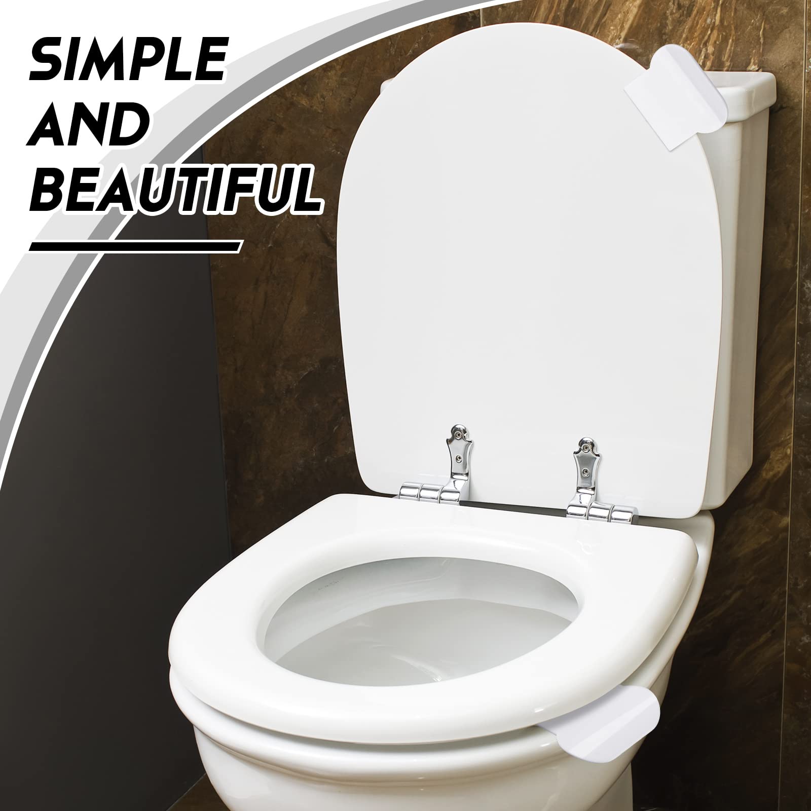 Yookeer 9Pcs Toilet Seat Lifter - Bathroom Handle for Home & Travel