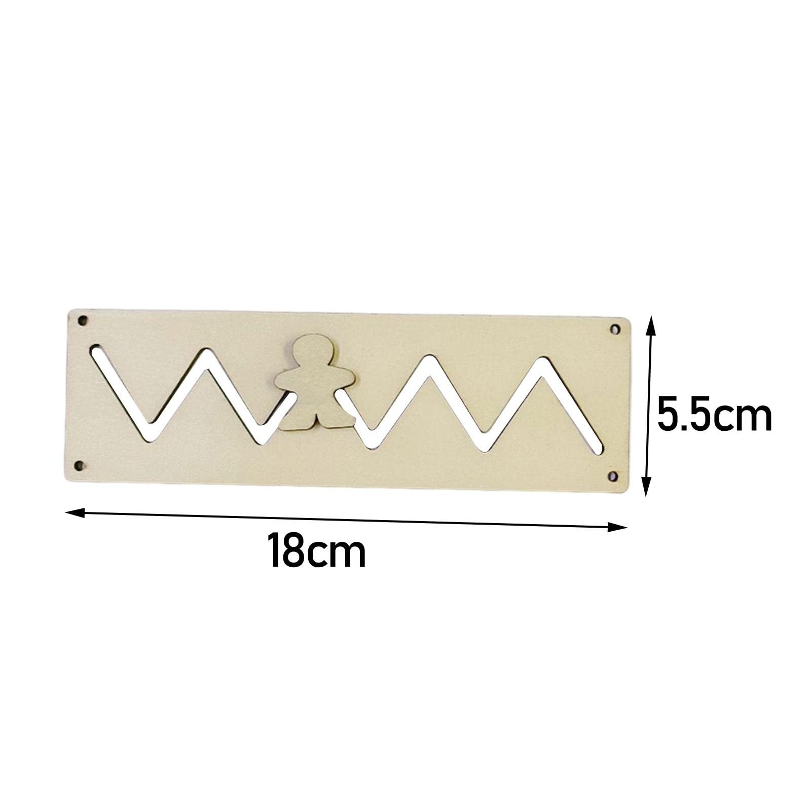 Montessori Sensory Busy Board Accessories - Slide Track DIY Parts for Kids | Educational Developmental Toys for Toddlers | Perfect for Home Learning & Travel Activities (Style A)