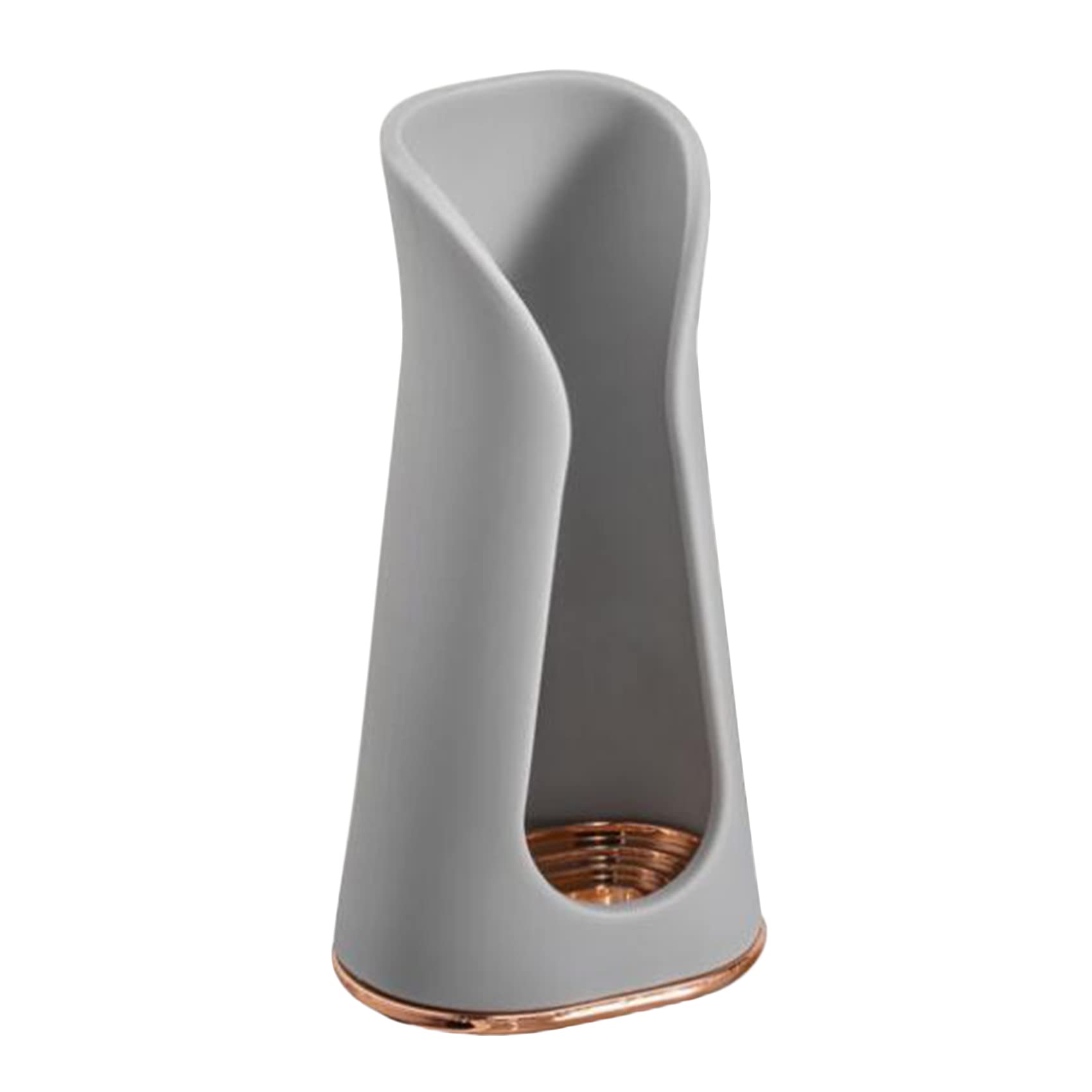 Guoshang Wall-Mounted Silicone Electric Toothbrush Holder - Punch-Free Base Stand & Organizer for Oral Care (Grey) - Perfect for Bathroom Countertop, Shower, and Travel Storage